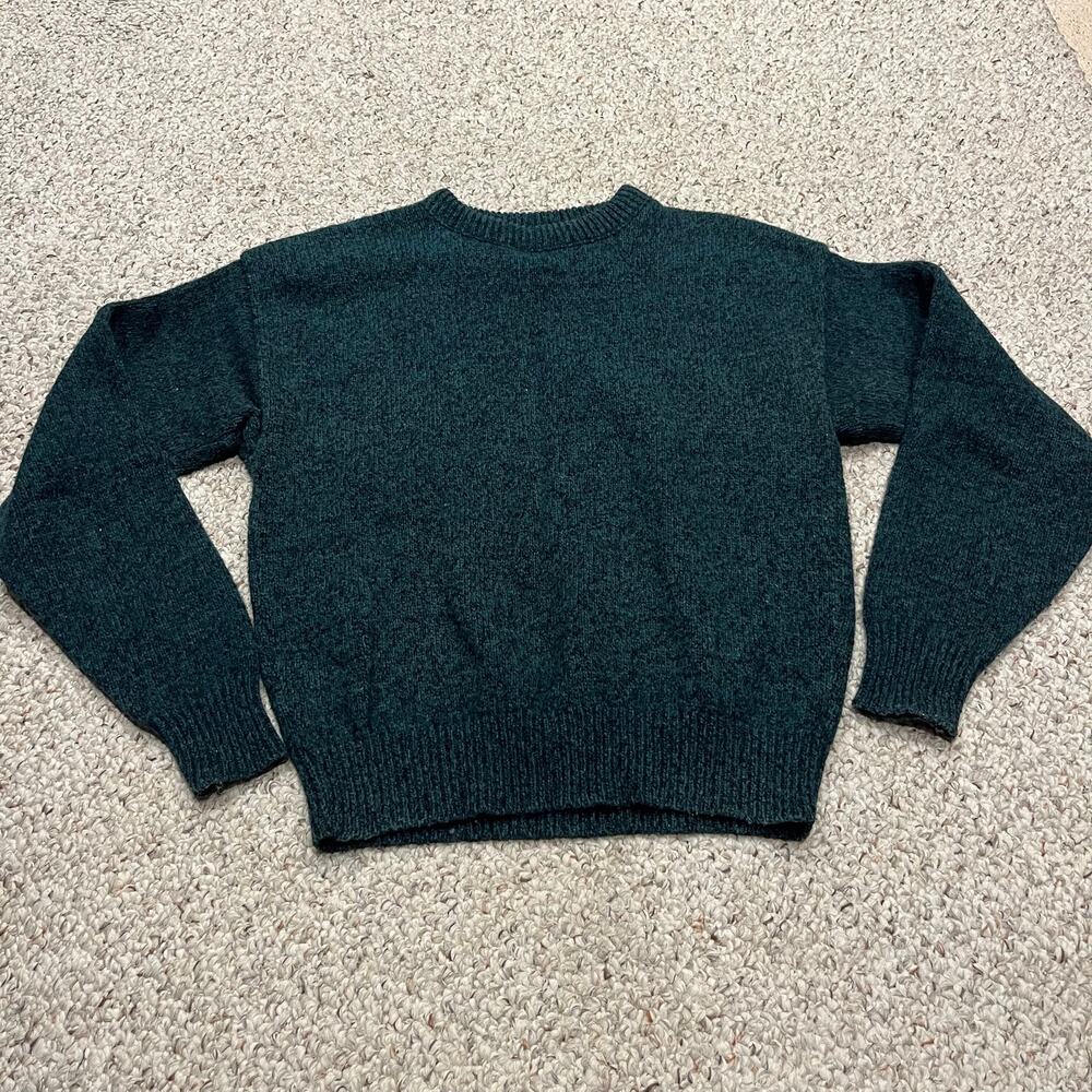 Vintage Eddie Bauer Wool Blend Knit Sweater M Womens Cozy Classic Outdoor Casual